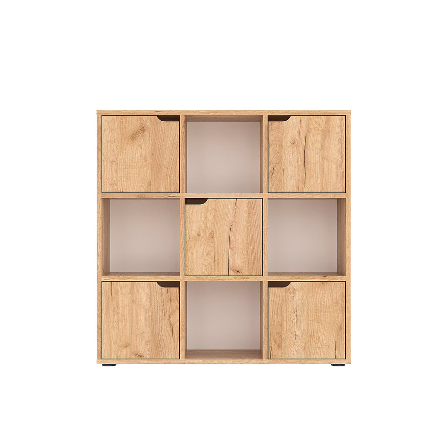 Libreria Shelf 9 — Rovere Craft Dorato