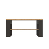 Tavolino da salotto TOKI — Rovere Craft Dorato / Antracite