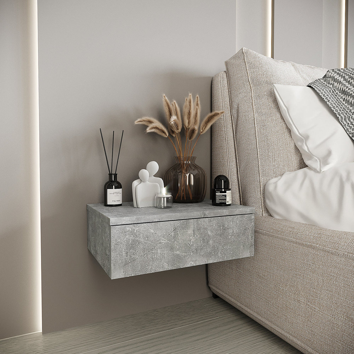 Comodino Monaco, set da 2