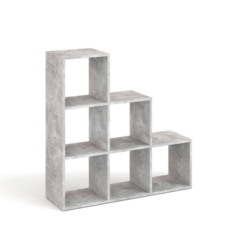 Treppenregal Stufenregal mit 6 Fächern | Vexo 6