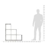 Treppenregal Stufenregal mit 6 Fächern | Vexo 6