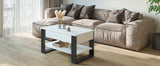 Mesa de centro WIRE — Blanco / Antracita