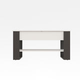 Mesa de centro WIRE — Blanco / Antracita