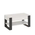Mesa de centro WIRE — Blanco / Antracita