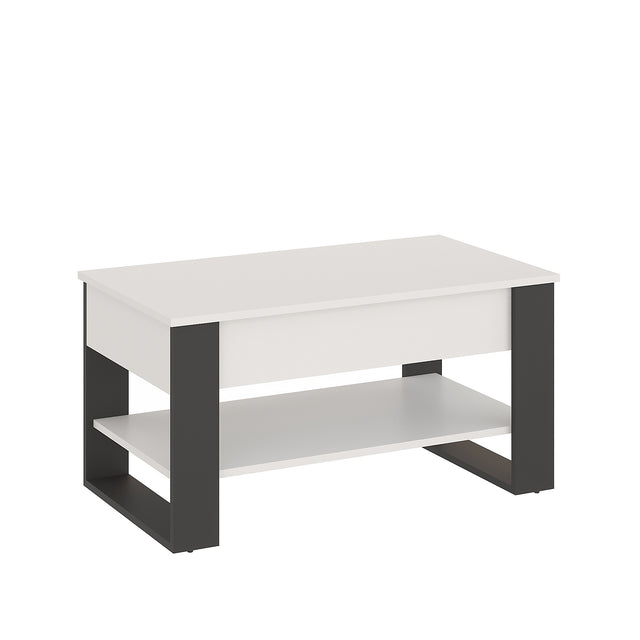 Mesa de centro WIRE — Blanco / Antracita