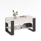Mesa de centro WIRE — Blanco / Antracita