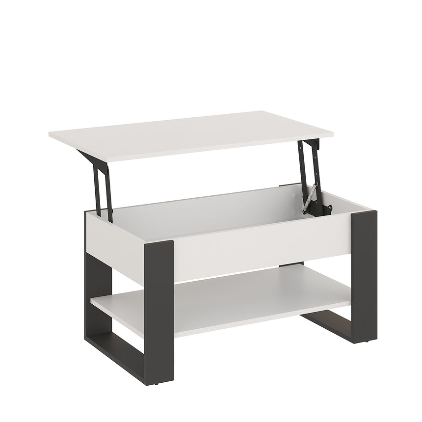 Mesa de centro WIRE — Blanco / Antracita