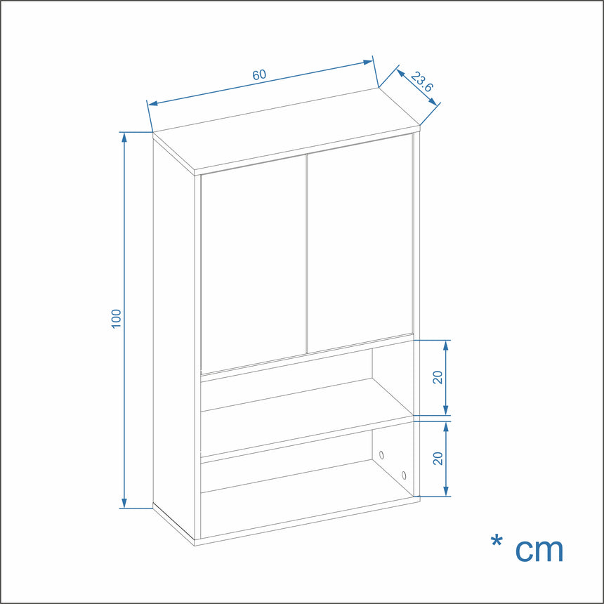 Mobile per lavatrice GIZMO W — Bianco
