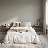 Mesita de noche MONACO T — Roble Craft Dorado / Antracita