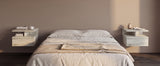Mesita de noche MONACO T — Roble Craft Blanco